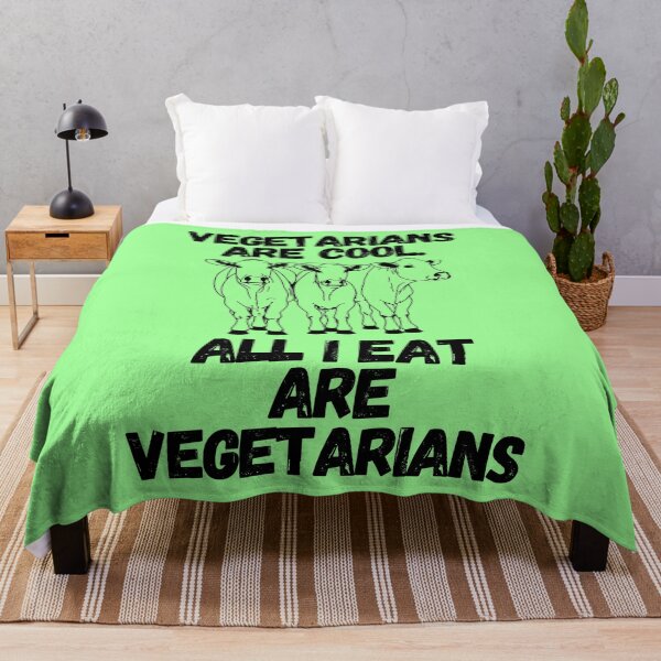 Item preview, Eat Vegetarians designed and sold by SleepingFoxy.