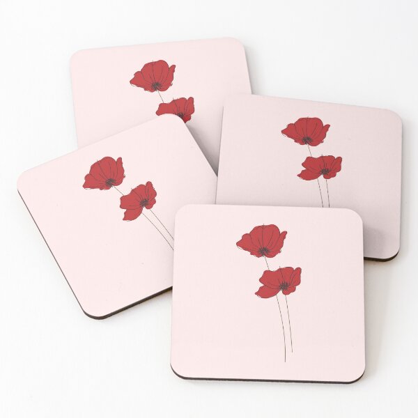 Item preview, Two Red Poppies designed and sold by PeachyLitchi.