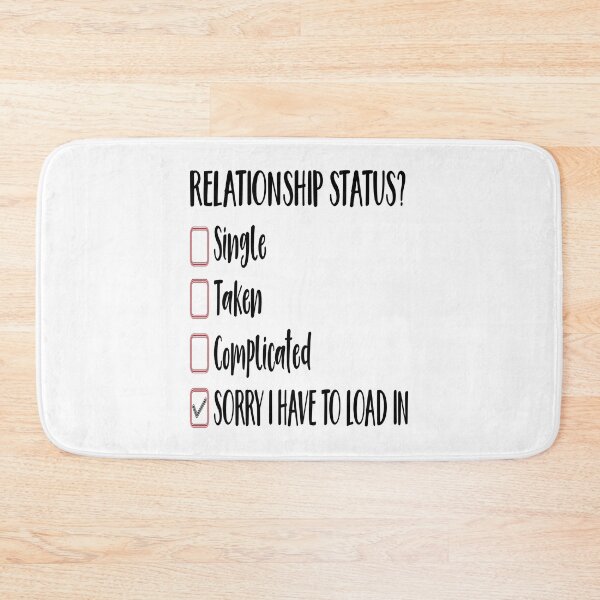 Item preview, RELATIONSHIP STATUS. BLACK DESIGN designed and sold by Rejiboustarts.