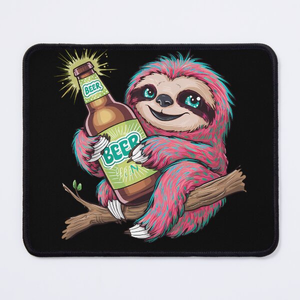 Item preview, Beer Drinking Sloth Shirt designed and sold by PeelZinc.