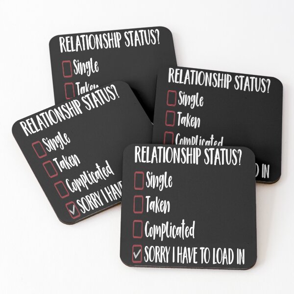Item preview, RELATIONSHIP STATUS. WHITE DESIGN designed and sold by Rejiboustarts.