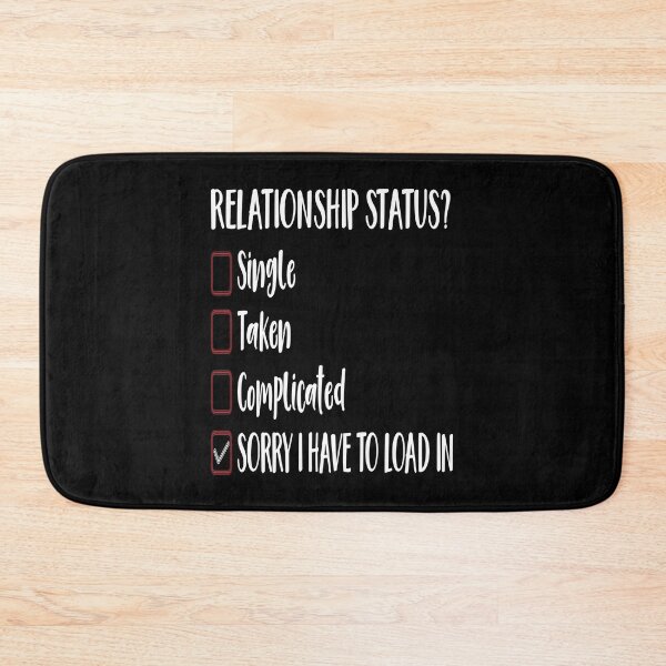 Item preview, RELATIONSHIP STATUS. WHITE DESIGN designed and sold by Rejiboustarts.