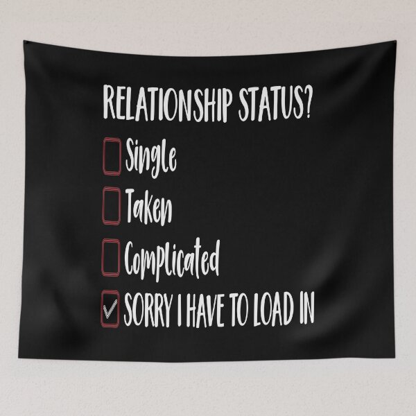 Item preview, RELATIONSHIP STATUS. WHITE DESIGN designed and sold by Rejiboustarts.
