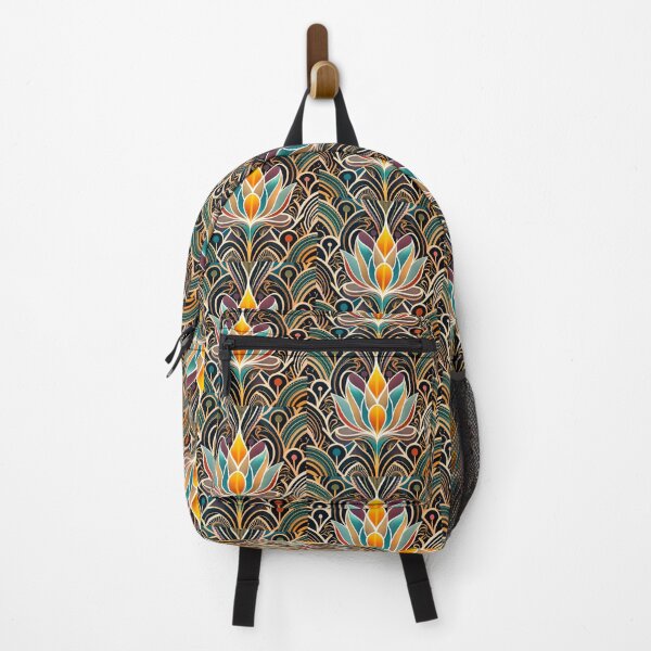 Item preview, Lotus Flower Art Deco Classic Floral Illustrations designed and sold by Tamas Das.