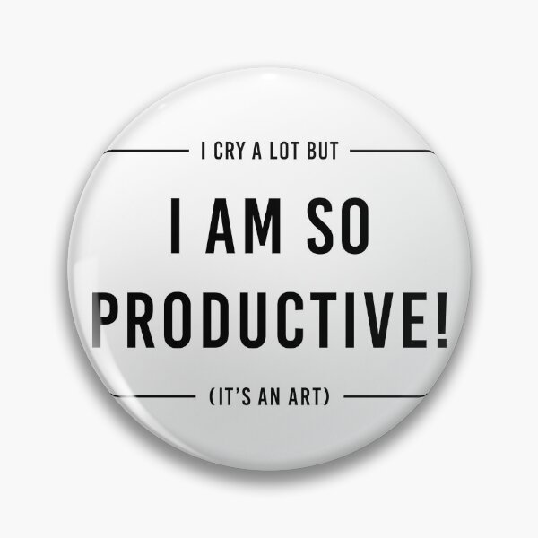 Item preview, TTPD - I Cry a Lot But I Am So Productive - black type designed and sold by SaraduJour.