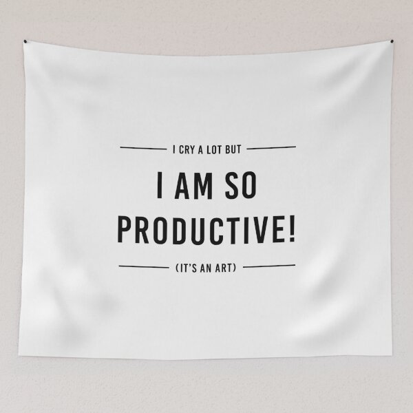 Item preview, TTPD - I Cry a Lot But I Am So Productive - black type designed and sold by SaraduJour.