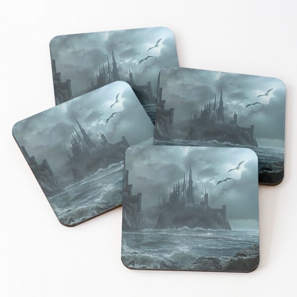 Item preview, Stormy Dragon Landscape: Dark Fantasy Scene designed and sold by Fantasy Masterpiece.