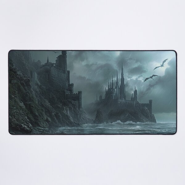 Item preview, Stormy Dragon Landscape: Dark Fantasy Scene designed and sold by Fantasy Masterpiece.
