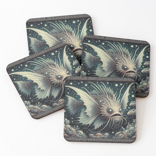 Item preview, beauty and haunting allure of deep-sea creatures designed and sold by Illuministique.