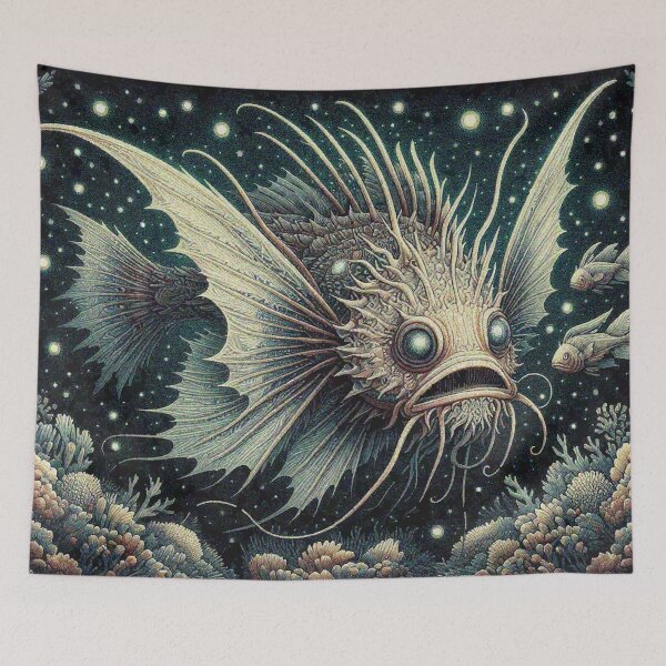 Item preview, beauty and haunting allure of deep-sea creatures designed and sold by Illuministique.