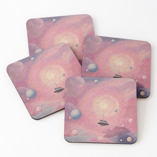 Item preview, Spaceship in Sunset designed and sold by tad2toadshop.