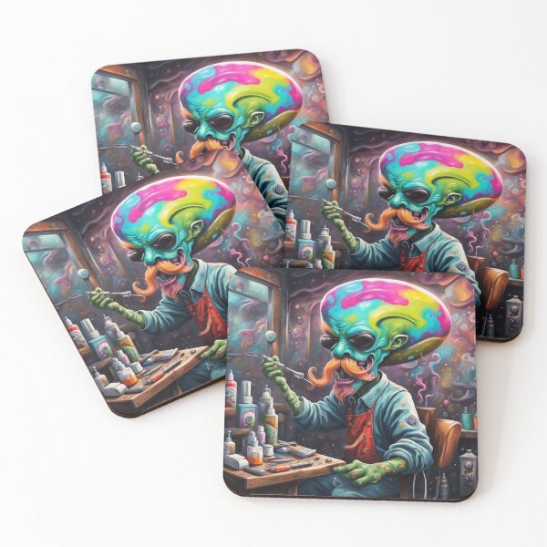 Item preview, Alien Artist designed and sold by AbsudlyEpicAI.