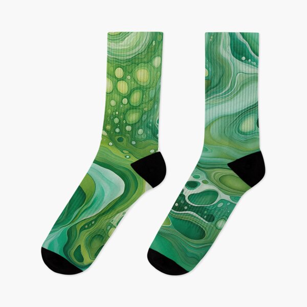 Item preview, Emerald Cascade: Captivating Puddle Pour Swipe Artwork designed and sold by AussieMuma.