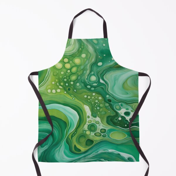 Item preview, Emerald Cascade: Captivating Puddle Pour Swipe Artwork designed and sold by AussieMuma.