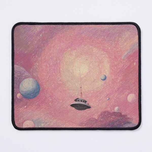 Item preview, Spaceship in Sunset designed and sold by tad2toadshop.