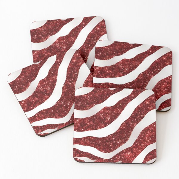 Item preview, Red and White Tiger Stripes designed and sold by Mark Cannon.