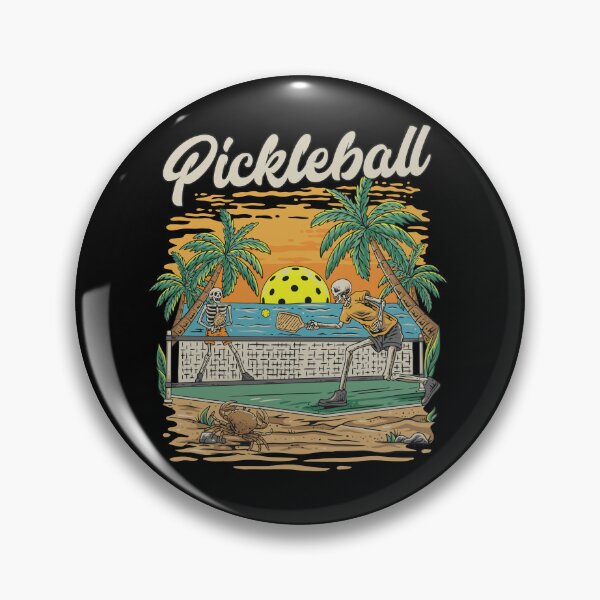 Item preview, Pickleball Fun with Skeleton Players designed and sold by weervector.