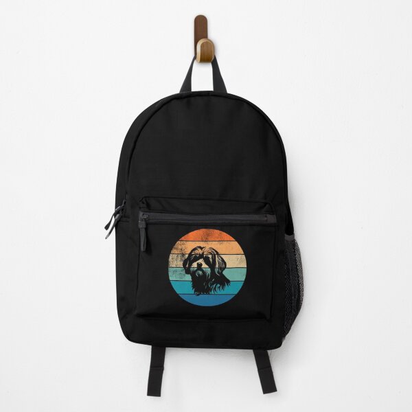 Item preview, Lhasa Apso Retro Sunset designed and sold by AussieWonders.