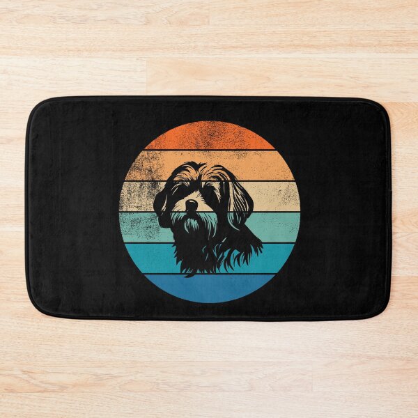 Item preview, Lhasa Apso Retro Sunset designed and sold by AussieWonders.