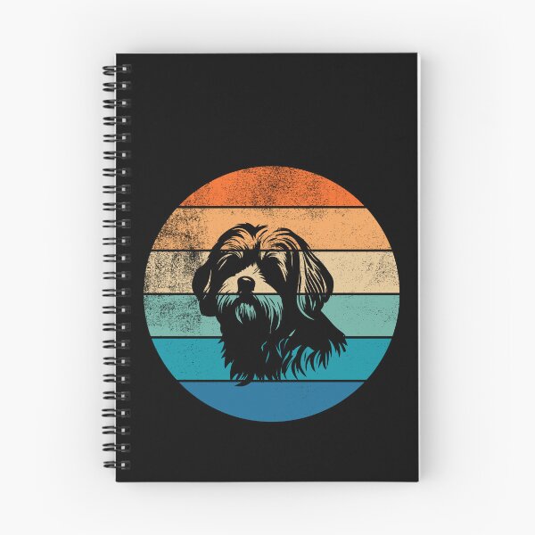 Item preview, Lhasa Apso Retro Sunset designed and sold by AussieWonders.