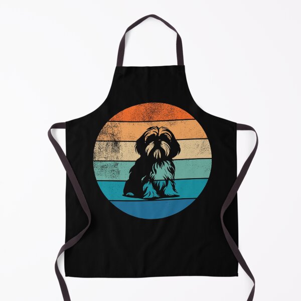 Item preview, Lhasa Apso Retro Sunset designed and sold by AussieWonders.