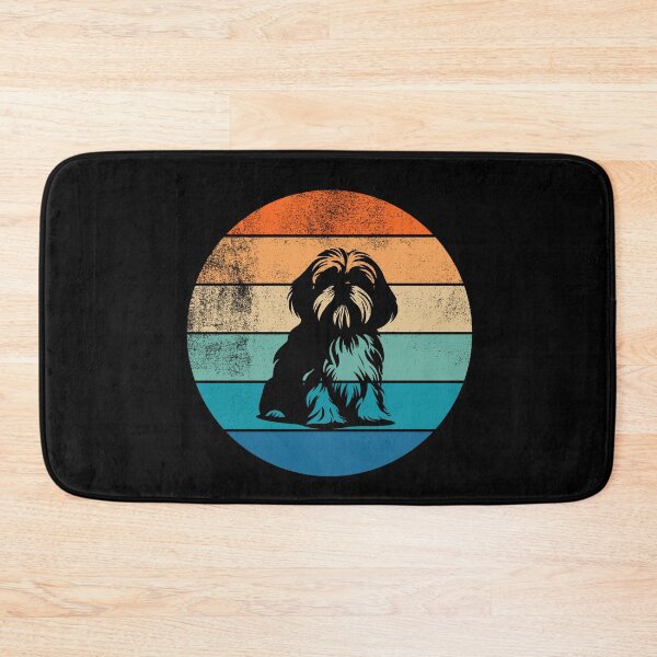 Item preview, Lhasa Apso Retro Sunset designed and sold by AussieWonders.