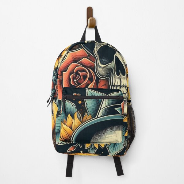 Item preview, Blooming Rebellion: Vintage Skull & Sunflowers Tee designed and sold by Puppy Paws.