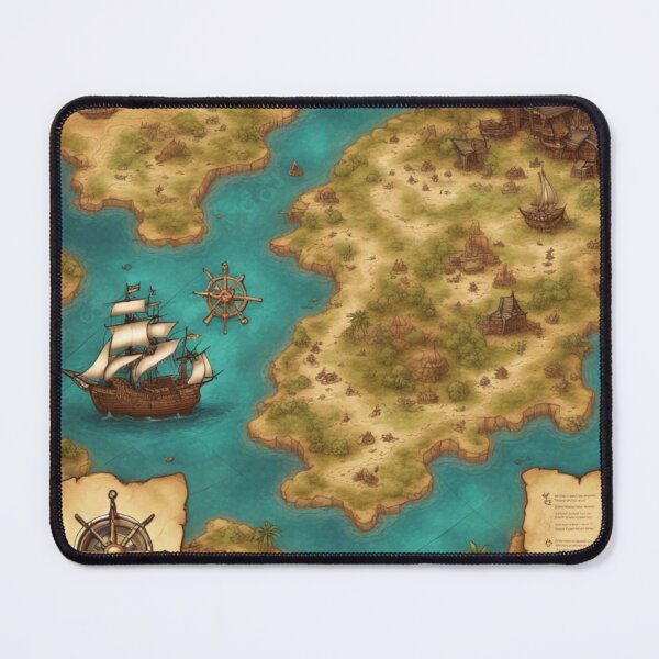 Item preview, Pirate Map designed and sold by Jeremy Crotty.