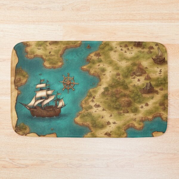 Item preview, Pirate Map designed and sold by Jeremy Crotty.