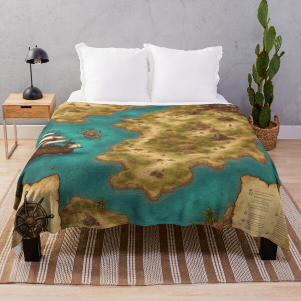 Item preview, Pirate Map designed and sold by Jeremy Crotty.