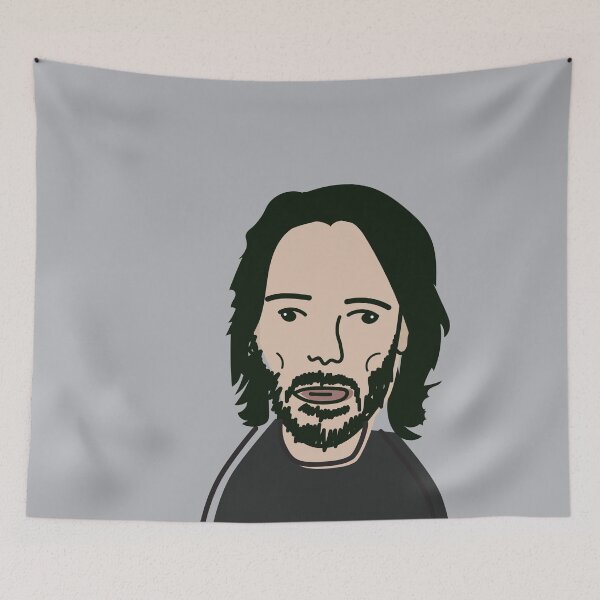 Item preview, Keanu Reeves in Weirdtual Reality designed and sold by Weirdtual.