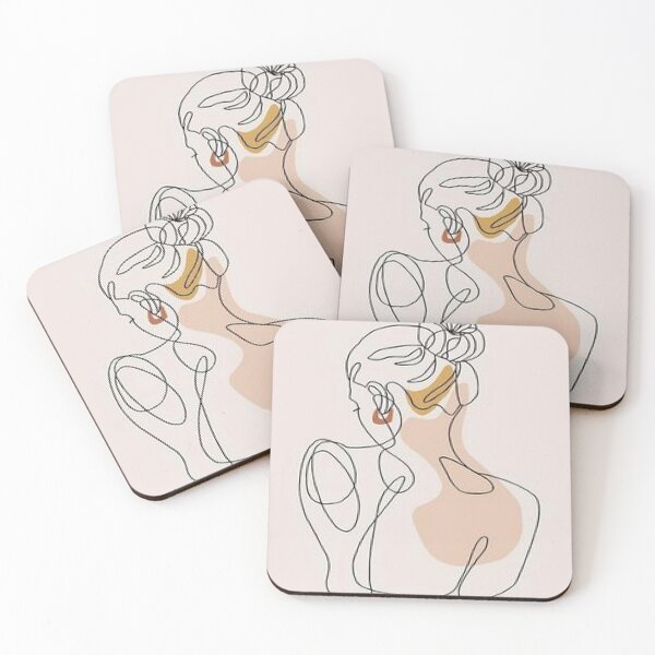Item preview, Stylish Abstract Profile - Line Art for Modern Homes designed and sold by tinhtinhtinh.
