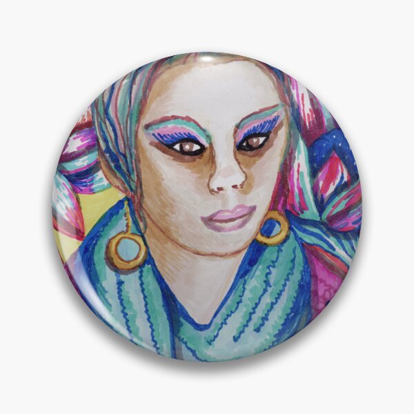 Item preview, Alaskan Girl with Flowers designed and sold by nadya.