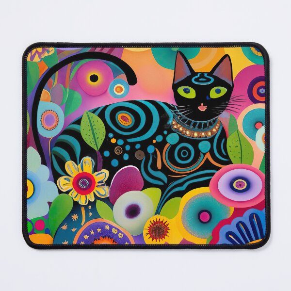 Item preview, Klimt's Garden Cat Whimsical Artistry designed and sold by Tamas Das.