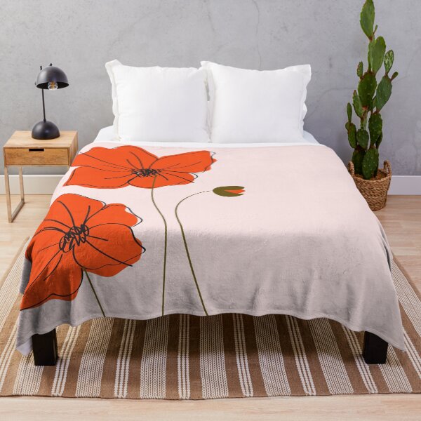 Item preview, Orange Poppies designed and sold by PeachyLitchi.
