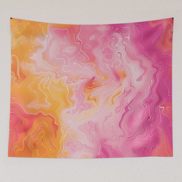 Item preview, Pink and orange swirls designed and sold by PrettyPinkSkies.