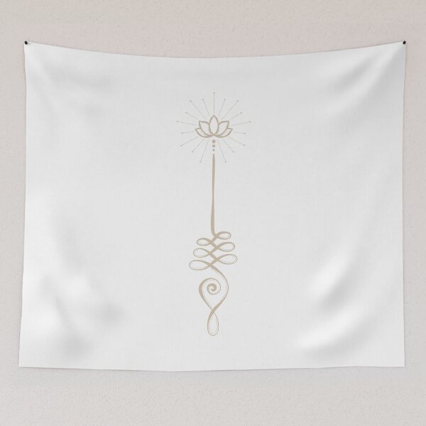 Item preview, Unalome with Plain Background - Snow + Dove designed and sold by Irene Estelle.