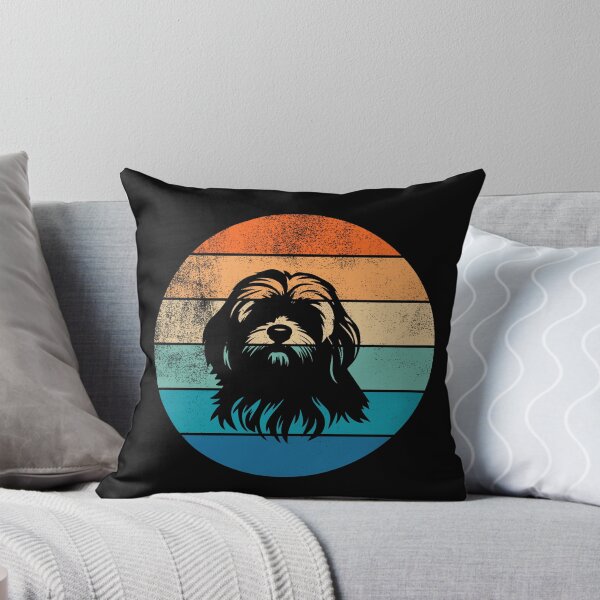 Item preview, Lhasa Apso Retro Sunset designed and sold by AussieWonders.