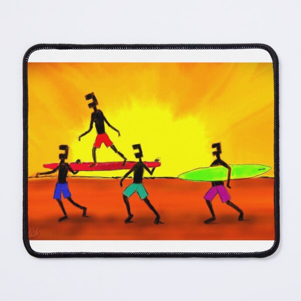 Item preview, Ned Kelly Gang off to surf designed and sold by EJCairns.
