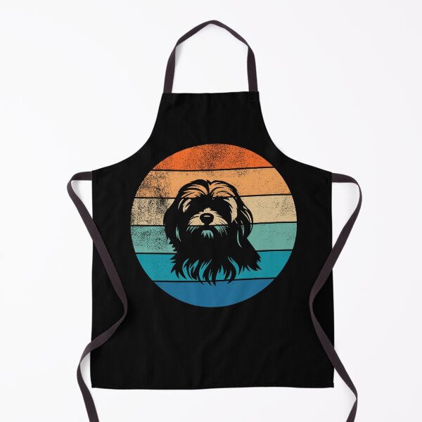 Item preview, Lhasa Apso Retro Sunset designed and sold by AussieWonders.