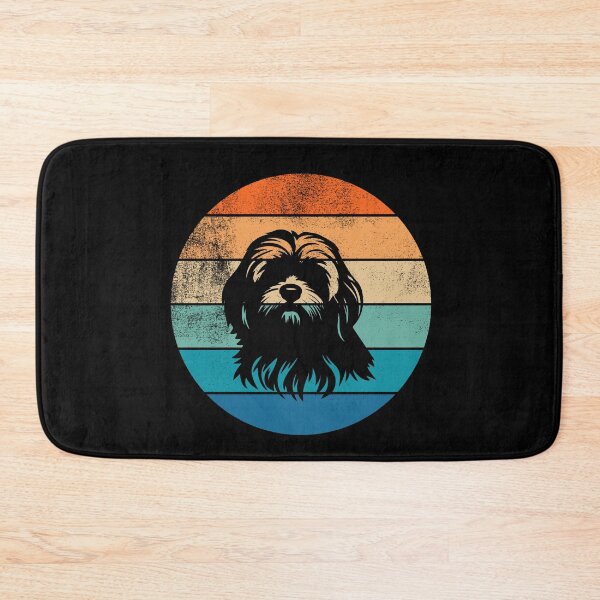 Item preview, Lhasa Apso Retro Sunset designed and sold by AussieWonders.