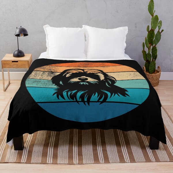Item preview, Lhasa Apso Retro Sunset designed and sold by AussieWonders.