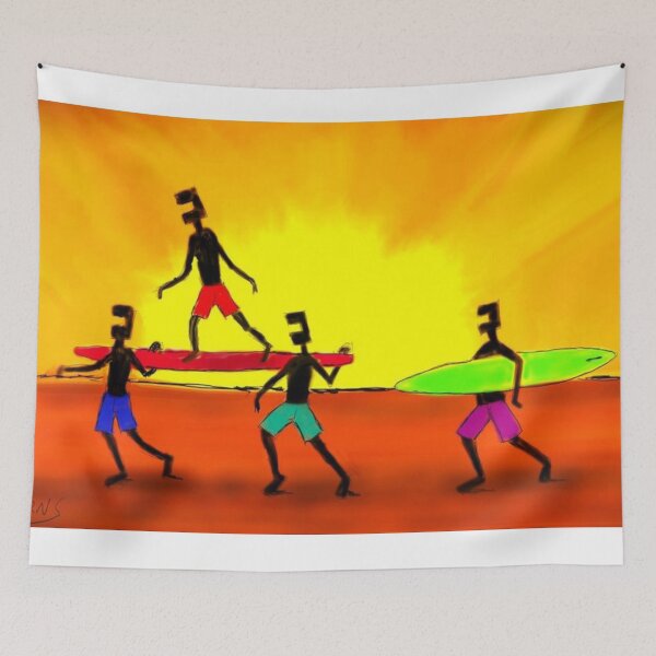 Item preview, Ned Kelly Gang off to surf designed and sold by EJCairns.