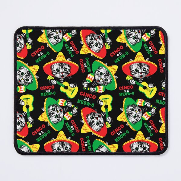 Item preview, kitten in sombrero and with guitar and maracas designed and sold by Marina Smorodinskaya.