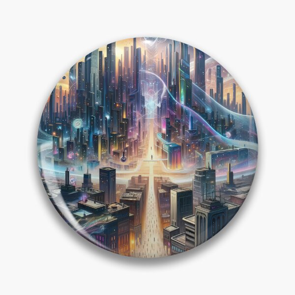 Item preview, Quantum City of Entanglion designed and sold by LivingArtClips.