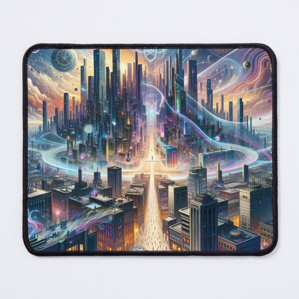 Item preview, Quantum City of Entanglion designed and sold by LivingArtClips.