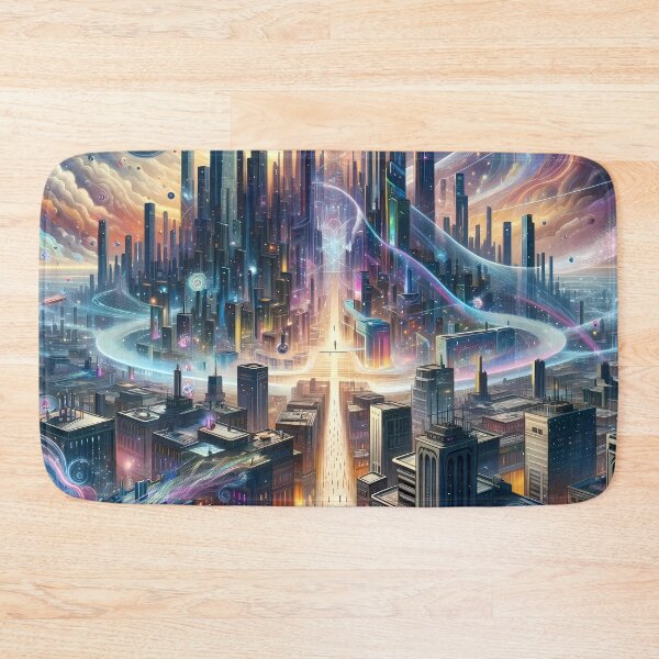 Item preview, Quantum City of Entanglion designed and sold by LivingArtClips.