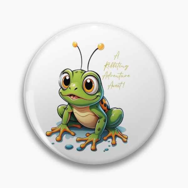 Item preview, Frog~A Ribbitting Adventure Await T-SHIRT  designed and sold by PixelPopsShop.