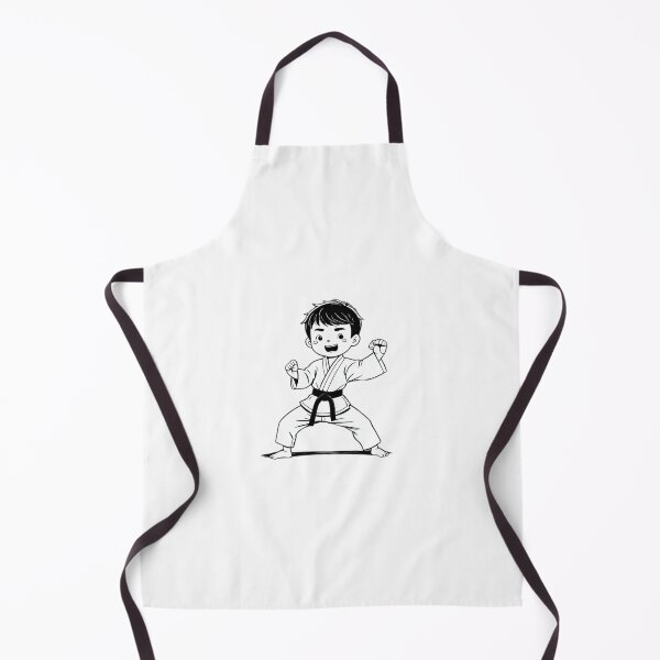 Item preview, Line drawing of a boy doing karate ,funny ,sarcastic illustrations,jeux olympiques paris 2024 designed and sold by Ilyanaboutique.