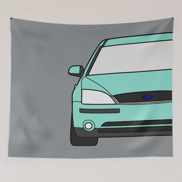 Item preview, Ford Mondeo Mk3 2000-2003 front squared aquamarine designed and sold by EdimDesign.